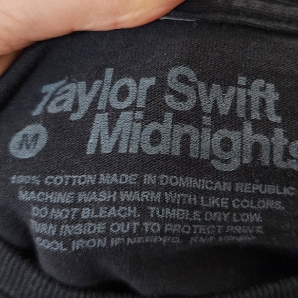 Taylor Swift Black Midnights Anti-hero Tee M - Picture 3 of 4
